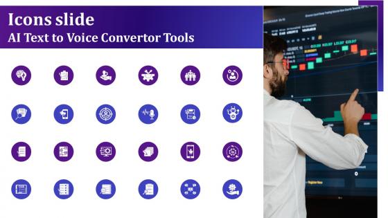 Icons Slide AI Text To Voice Convertor Tools AI SS V