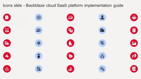 Icons Slide Backblaze Cloud Saas Platform Implementation Guide CL SS