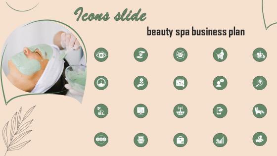Icons Slide Beauty Spa Business Plan Ppt Powerpoint Presentation Infographics Display BP SS