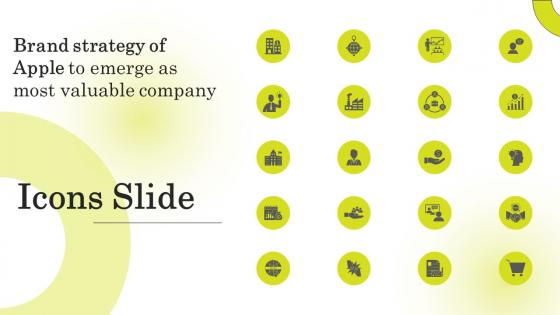 Icons Slide Brand Strategy Of Apple To Emerge Branding SS V