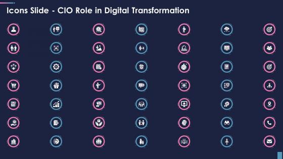 Icons Slide Cio Role In Digital Transformation