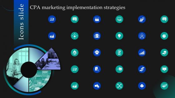 Icons Slide CPA Marketing Implementation MKT SS V