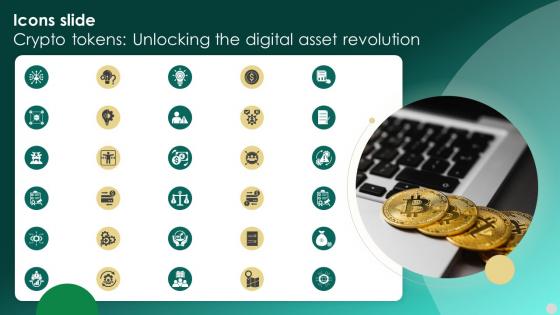 Icons Slide Crypto Tokens Unlocking The Digital Asset Revolution BCT SS
