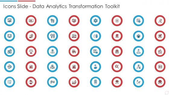 Icons Slide Data Analytics Transformation Toolkit