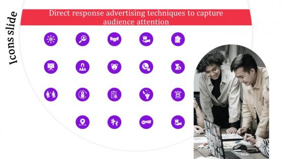 Icons Slide Direct Response Advertising Techniques To Capture Audience Attention MKT SS V