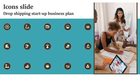 Icons Slide Drop Shipping Start Up Business Plan BP SS