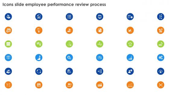 Icons Slide Employee Performance Review Process Ppt Powerpoint Presentation File Example