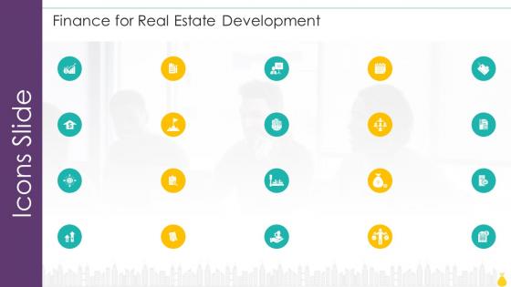 Icons Slide Finance For Real Estate Development