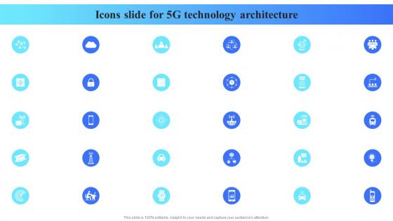 Icons Slide For 5G Technology Architecture Ppt Powerpoint Presentation Portfolio