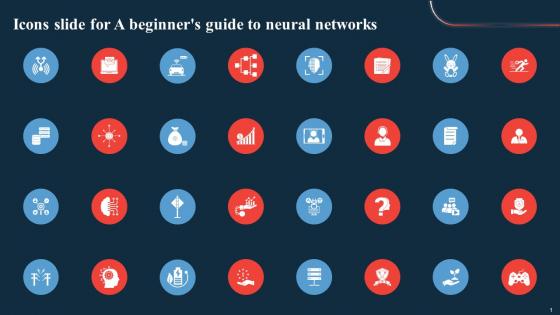 Icons Slide For A Beginners Guide To Neural Networks AI SS