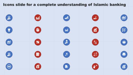 Icons Slide For A Complete Understanding Of Islamic Banking Fin SS V