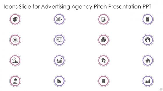 Icons Slide For Advertising Agency Pitch Presentation Ppt