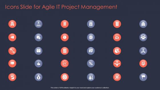 Icons slide for agile it project management ppt portrait