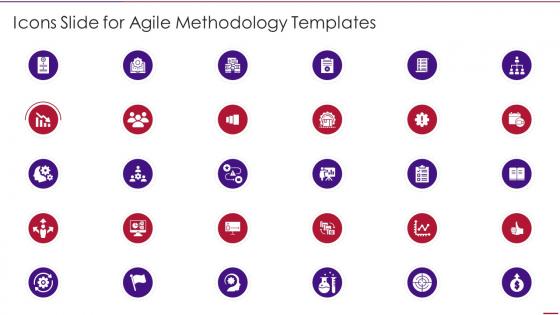 Icons slide for agile methodology templates ppt slides inspiration