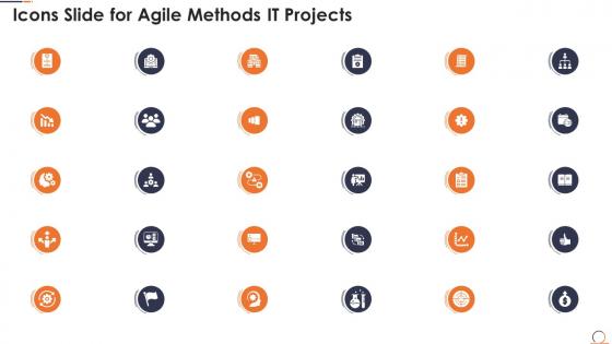 Icons slide for agile methods it projects