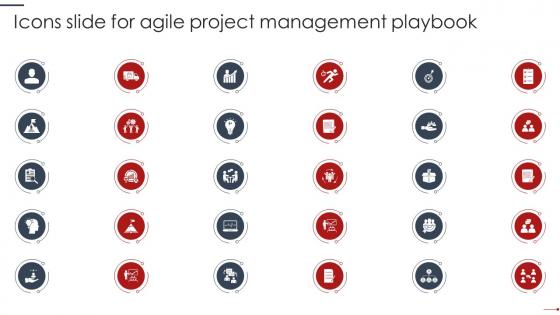 Icons Slide For Agile Project Management Playbook