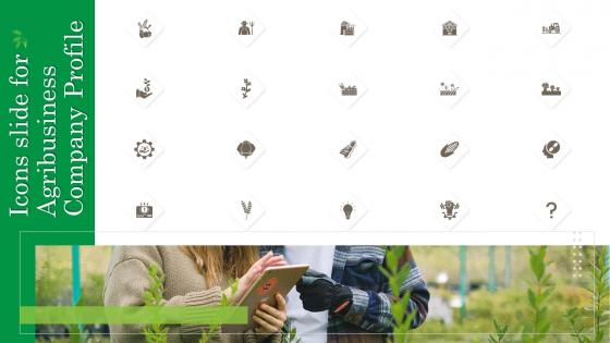 Icons Slide For Agribusiness Company Profile Ppt Powerpoint Presentation File Shapes