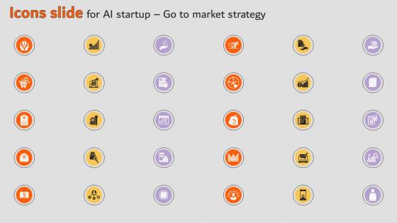 Icons Slide For AI Startup Go To Market Strategy GTM SS