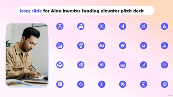 Icons Slide For Alan Investor Funding Elevator Pitch Deck
