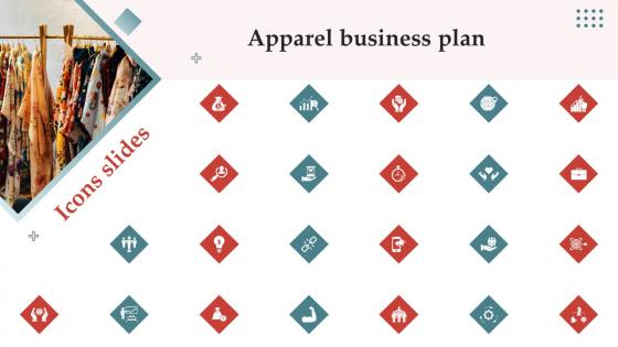 Icons Slide For Apparel Business Plan Ppt Ideas Background Designs BP SS