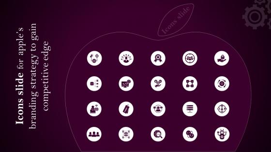 Icons Slide For Apples Branding Strategy To Gain Competitive Edge Ppt File Infographics