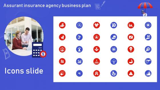 Icons Slide For Assurant Insurance Agency Business Plan Ppt Ideas Infographics BP SS