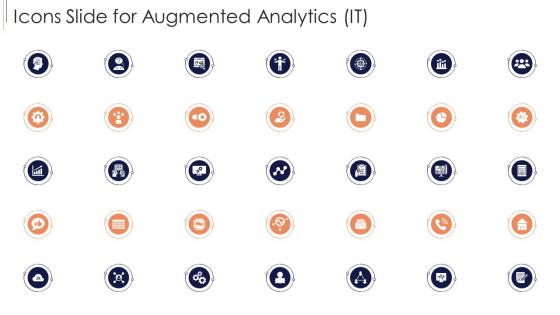 Icons Slide For Augmented Analytics IT Ppt Designs