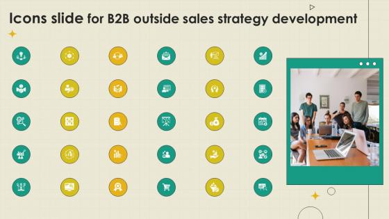 Icons Slide For B2B Outside Sales Strategy Development SA SS