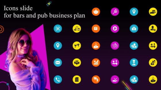 Icons Slide For Bars And Pub Business Plan Ppt Ideas Designs Download BP SS