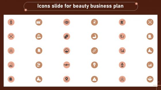 Icons Slide For Beauty Business Plan Ppt Powerpoint Presentation File Slide Download BP SS