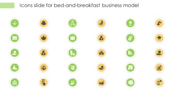Icons Slide For Bed And Breakfast Business Model BMC V