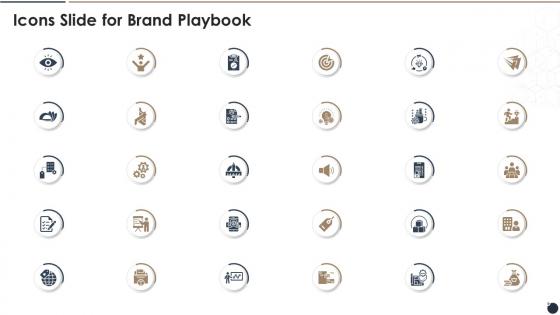 Icons Slide For Brand Playbook Ppt Gallery Deck