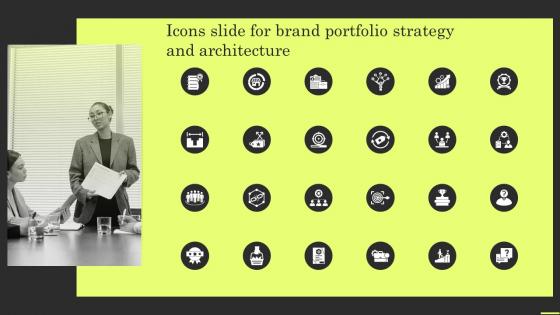 Icons Slide For Brand Portfolio Strategy And Architecture Ppt Styles Graphics Design