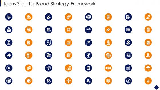 Icons Slide For Brand Strategy Framework
