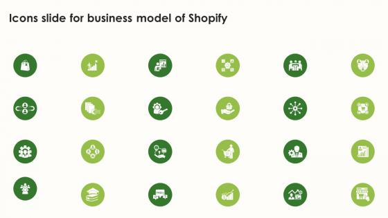 Icons Slide For Business Model Of Shopify Ppt File Files BMC SS