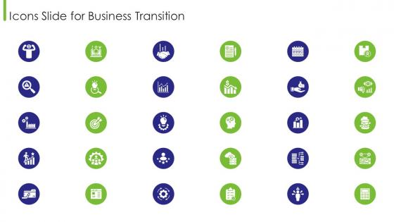 Icons Slide For Business Transition Ppt Infographics Portfolio