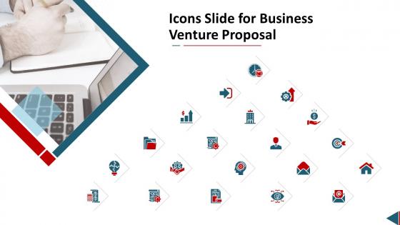 Icons slide for business venture proposal