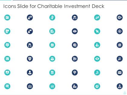 Icons slide for charitable investment deck charitable investment deck
