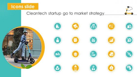 Icons Slide For Cleantech Startup Go To Market Strategy GTM SS