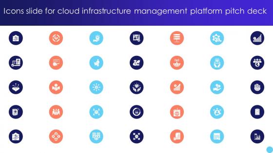 Icons Slide For Cloud Infrastructure Management Platform Pitch Deck