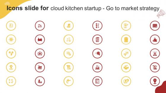 Icons Slide For Cloud Kitchen Startup Go To Market Strategy GTM SS