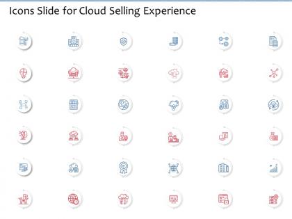 Icons slide for cloud selling experience ppt powerpoint presentation show tips