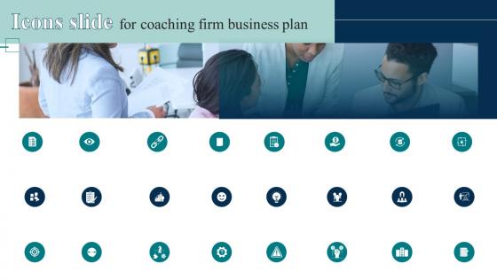 Icons Slide For Coaching Firm Business Plan Ppt Ideas Infographic Template BP SS