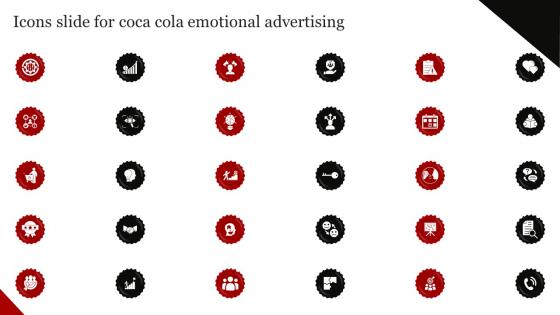 Icons Slide For Coca Cola Emotional Advertising Ppt Portfolio Slideshow