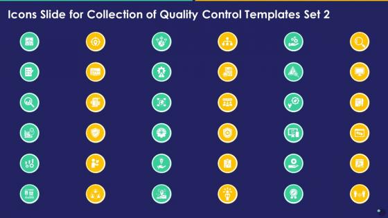 Icons Slide For Collection Of Quality Control Templates Set 2