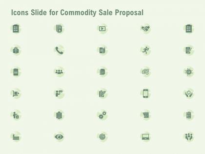 Icons slide for commodity sale proposal ppt powerpoint presentation design templates