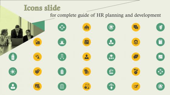 Icons Slide For Complete Guide Of Hr Planning And Development