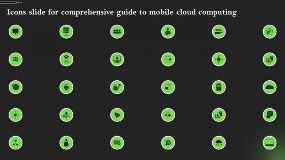 Icons Slide For Comprehensive Guide To Mobile Cloud Computing