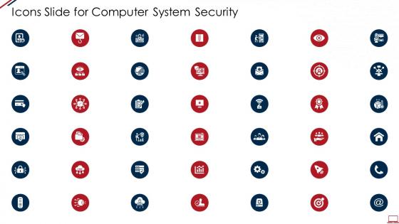 Icons slide for computer system security ppt powerpoint presentation slides visuals