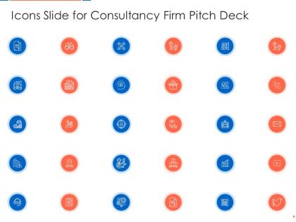 Icons slide for consultancy firm pitch deck